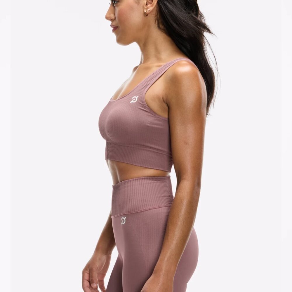 NWT, Peloton, Apparel, Seamless Square Neck Bra, Rose Taupe, XS/S - Picture 2 of 6